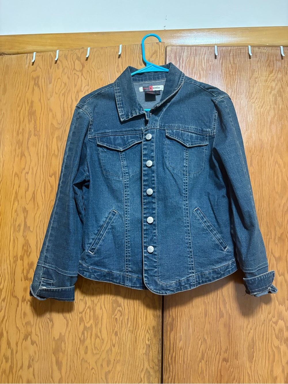 Live a Little Dark Blue Denim Jacket